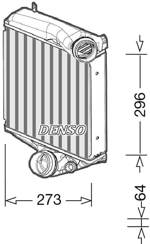 Denso Charge Air Intercooler DIT28022